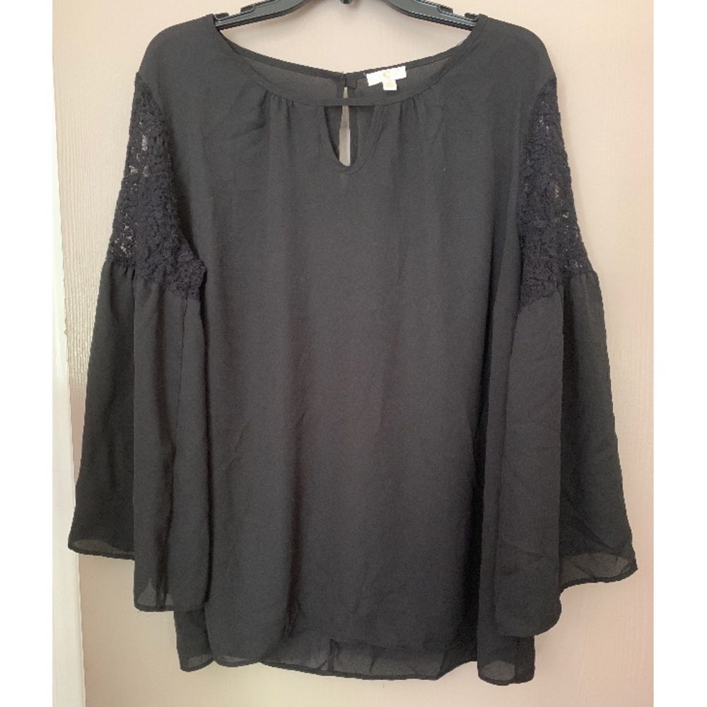 Bell sleeved top